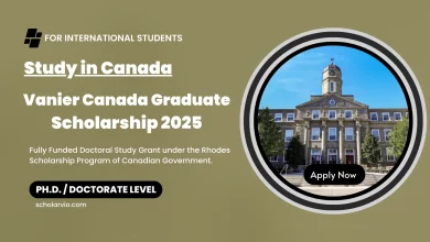 Vanier Canada Graduate Scholarship