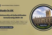 Rhodes Scholarship University of Oxford